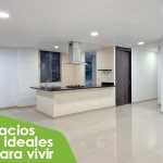 Sala amplia – apartamento en venta en Castropol El Poblado